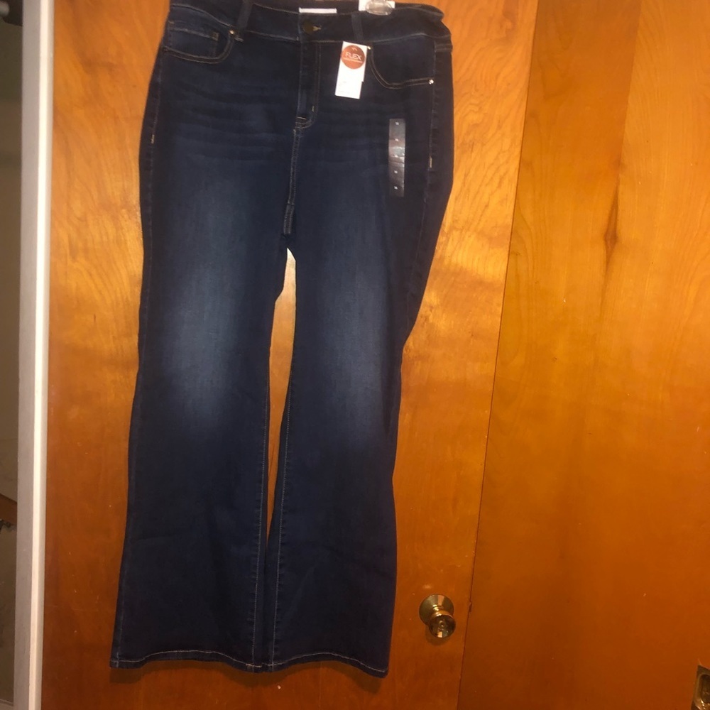 new lane bryant high rise bootcut jeans size 16